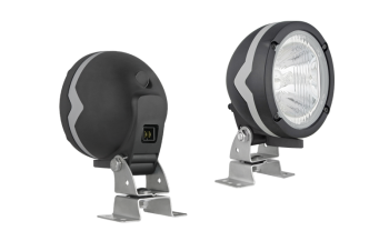Faro da lavoro alogeno con regolazione della luminosità e connettore AMP Faston incorporato