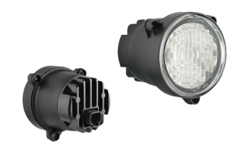 Proiettore fendinebbia con LED e connettore Deutsch DT04-2P incorporato (fissaggio con 3 bulloni)