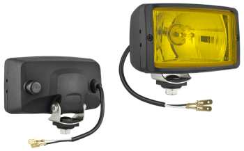 Proiettore alogeno abbagliante - giallo