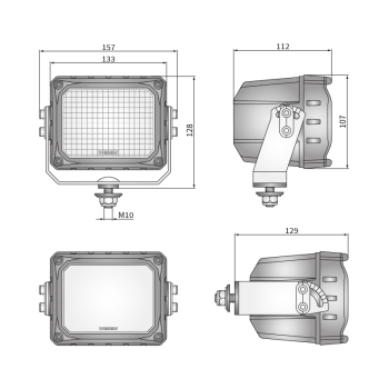 CRP3 60° fari da lavoro LED