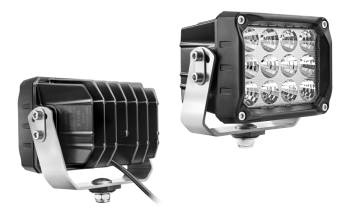 Faro da lavoro con LED, staffa inferiore e cavo