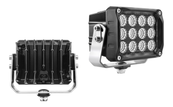Faro da lavoro con LED, staffa inferiore e connettore AMP SuperSeal incorporato
