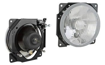 Proiettore anteriore per Zuk, tipo H4 – sinistro, con correttore manuale (luci: anabbaglianti, abbaglianti, posizione)