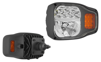 Proiettore anteriore a LED con attacco posteriore e connettore DT04-6P incorporato - sinistro