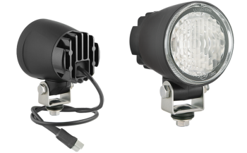 Faro per luci diurne con LED, cavo e connettore Deutsch DT04-2P
