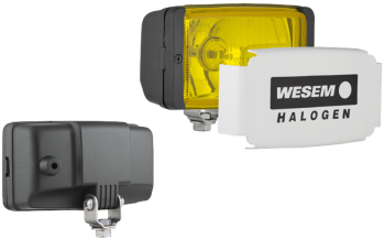 Proiettore alogeno abbagliante - giallo