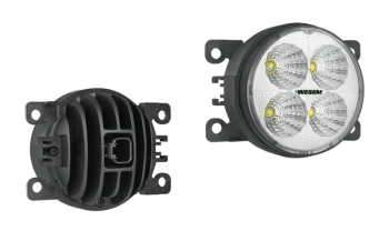 Faro da lavoro con LED e connettore Deutsch DT04-2P incorporato (fissaggio con 4 bulloni)