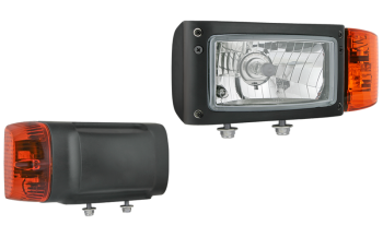 Proiettore anteriore di tipo H4 con connettore DT04-6P incorporato - sinistro