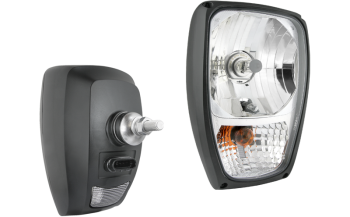 Proiettore anteriore di tipo H4 con connettore AMP SuperSeal – destro / sinistro