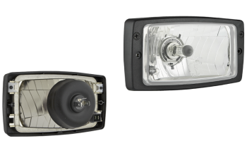 Proiettore anteriore di tipo H4 con telaio (luci: anabbaglianti, abbaglianti, posizione)