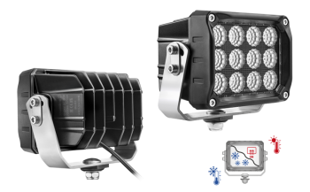 Faro da lavoro con LED, staffa inferiore e cavo