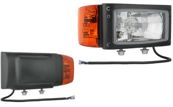 Proiettore anteriore di tipo H4 con cavo - destro