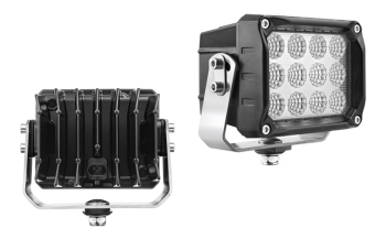 Faro da lavoro con LED, staffa inferiore e connettore AMP SuperSeal incorporato