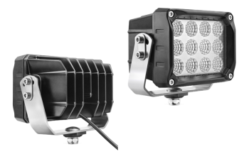 Faro da lavoro con LED, staffa inferiore e cavo