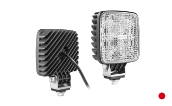 Faro da lavoro con LED e cavo - lumière rossa