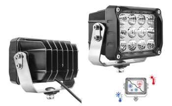 Faro da lavoro con LED, staffa inferiore e cavo