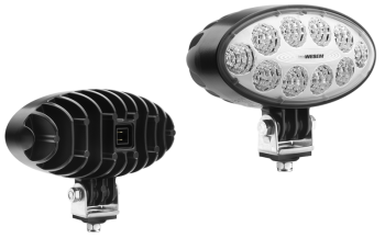 Faro da lavoro con LED e connettore AMP Faston incorporato