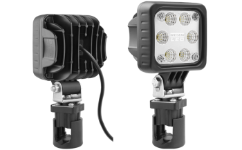 Faro da lavoro con LED, staffa CAR2 e cavo