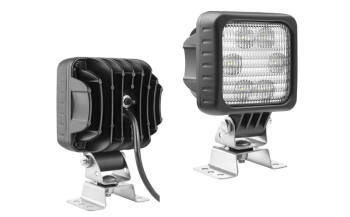 Faro da lavoro con LED, staffa omega, cavo e interruttore