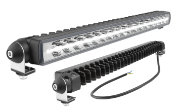 Faro da lavoro con LED, luce di posizione e staffa laterale