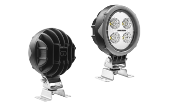 Faro da lavoro con LED, staffa omega e connettore AMP SuperSeal incorporato