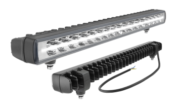 Faro da lavoro con LED, luce di posizione e staffa inferiore