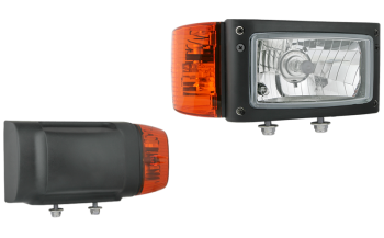 Proiettore anteriore di tipo H4 con connettore DT04-6P incorporato - destro