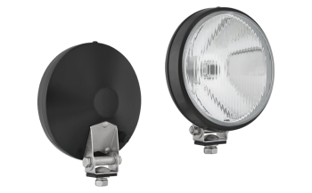 Proiettore alogeno abbagliante in involucro metallico