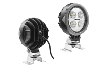 Faro da lavoro con LED, staffa omega, cavo e interruttore