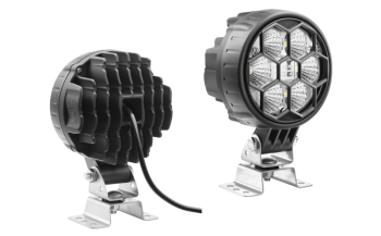 Faro da lavoro con LED, staffa omega e cavo