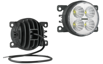 Faro da lavoro con LED e cavo (fissaggio con 4 bulloni)