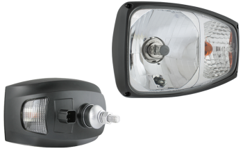 Proiettore anteriore di tipo H4 con connettore DT04-6P - sinistro