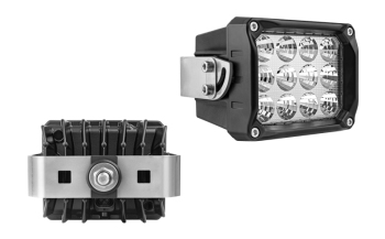 Faro da lavoro con LED, staffa posteriore e connettore AMP SuperSeal incorporato