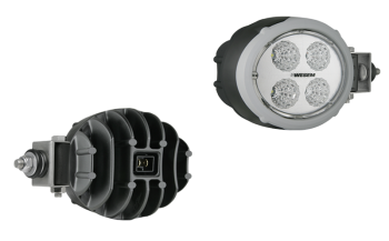 Faro da lavoro con LED e connettore AMP Faston incorporato