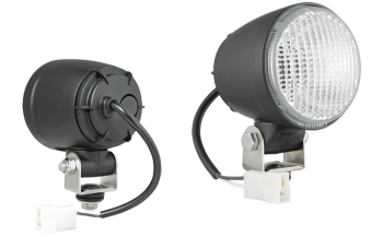 Faro da lavoro alogeno doppio con cavo e connettore AMP Faston