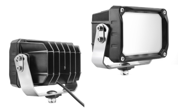 Faro da lavoro con LED, staffa inferiore e cavo