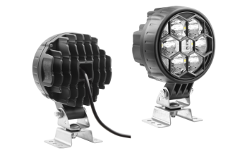 Faro da lavoro con LED, staffa omega e cavo