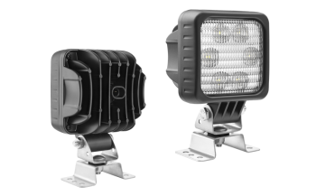 Faro da lavoro con LED, staffa omega e connettore AMP SuperSeal incorporato