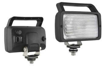 Faro da lavoro alogeno con interruttore