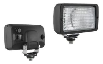 Faro da lavoro alogeno con interruttore