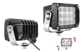 Faro da lavoro con LED, staffa inferiore e cavo