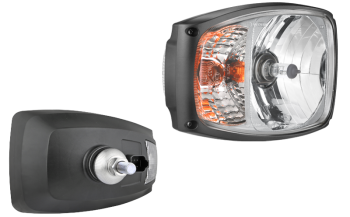 Proiettore anteriore di tipo H4 con connettore DT04-6P - destro