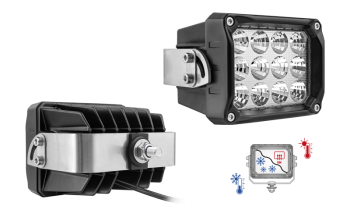 Faro da lavoro con LED, staffa posteriore e cavo