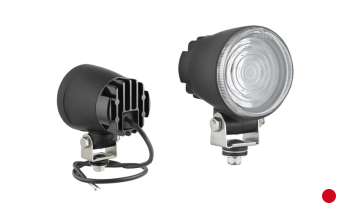 Faro speciale con LED e cavo - rossa