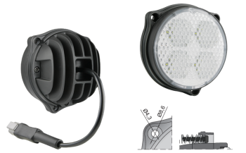 angolo del fascio 58°, 1000lm - modulo LED 12V-24V, cavo 0,15 m