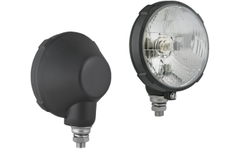 Proiettore anteriore di tipo H4 in involucro di plastica - eretto (luci: anabbaglianti, abbaglianti, posizione)