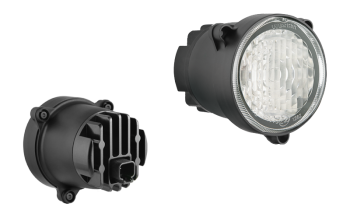 Faro da lavoro con LED e connettore Deutsch DT04-2P incorporato (fissaggio con 3 viti)