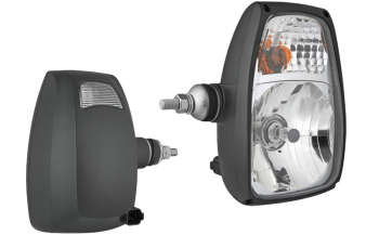 Proiettore anteriore di tipo H4 con connettore DT04-6P - sinistro