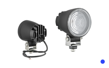 Faro speciale con LED e cavo - blu