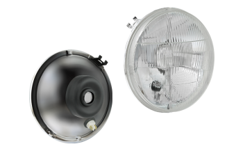 Inserto faro per Fiat 600, tipo H4 (luci: anabbaglianti, abbaglianti, posizione)